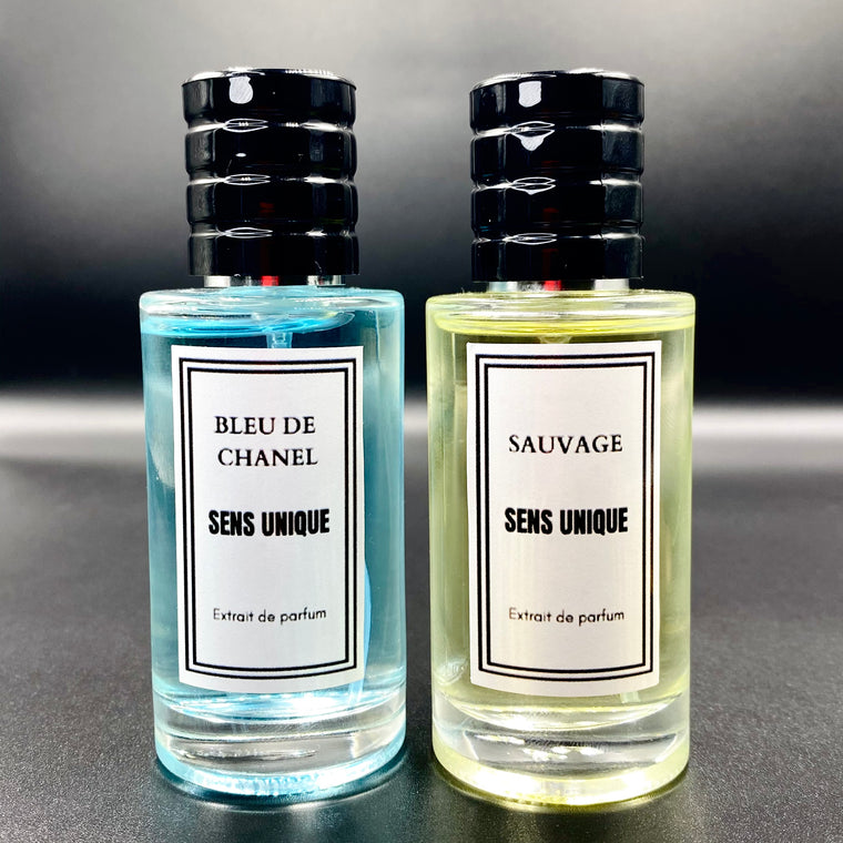 Pack x 2 Parfums 50ml Génériques : Bleu de Chanel+Sauvage
