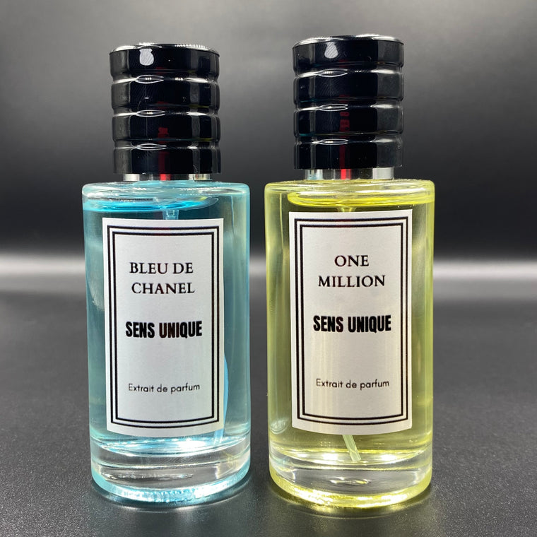 Pack x 2 Parfums 50ml Génériques Bleu de Chanel + one million