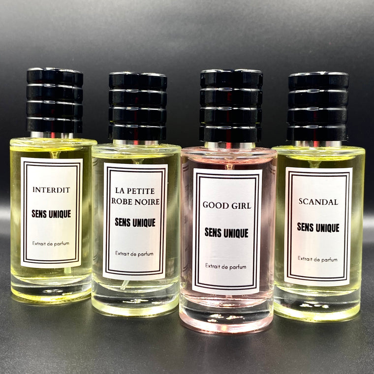 Pack x 4 Parfums (Le 4émé GRATUITE) Générique L’interdit + La petite robe noire + Good Girl + Scandal